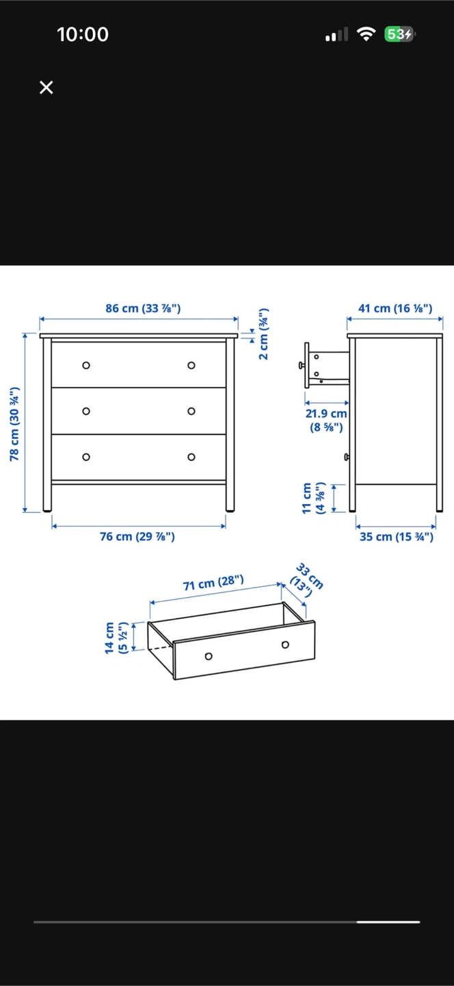 IKEA Kilberget dresser - photo 3