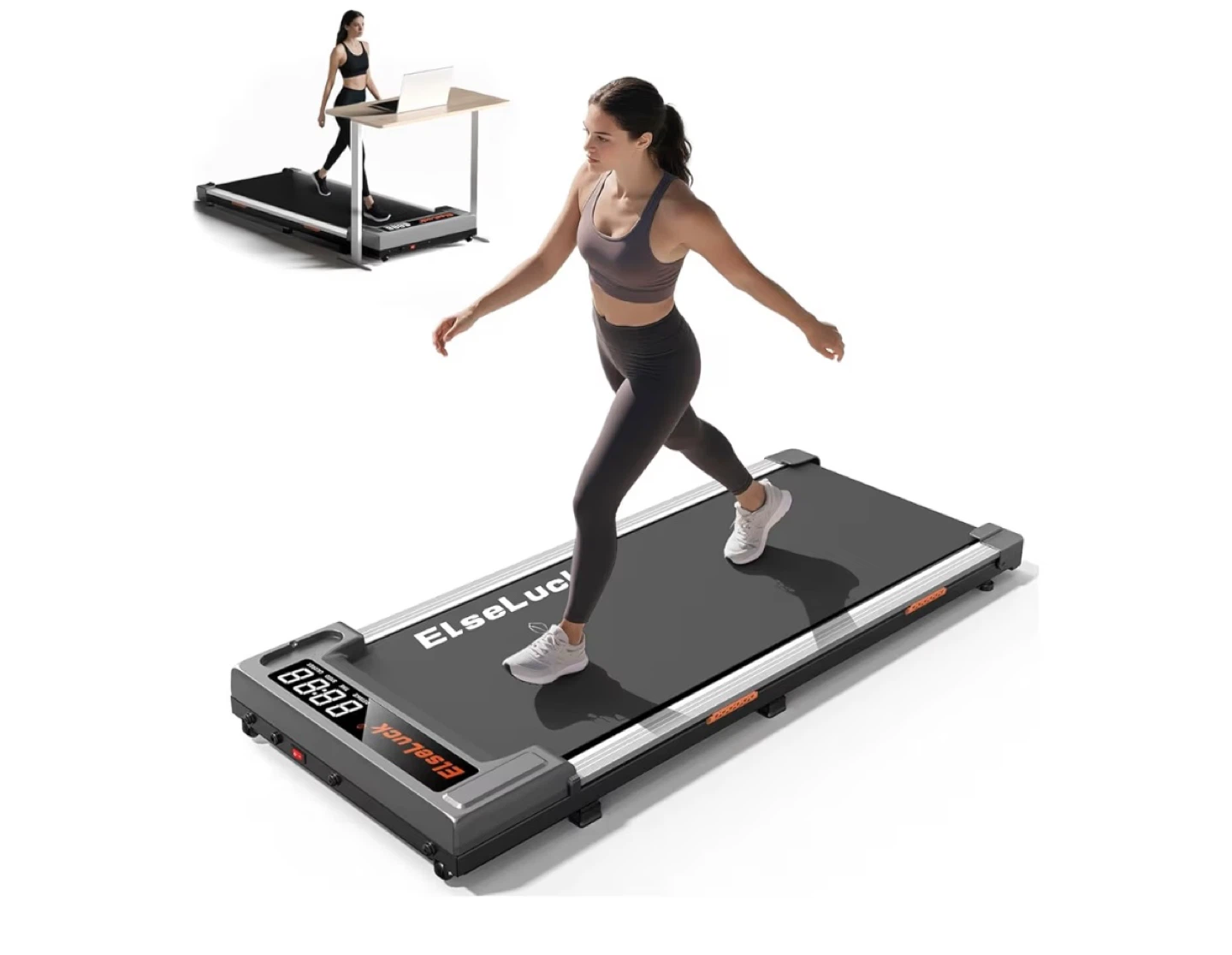 ElseLuck Under Desk Treadmill - Like New!