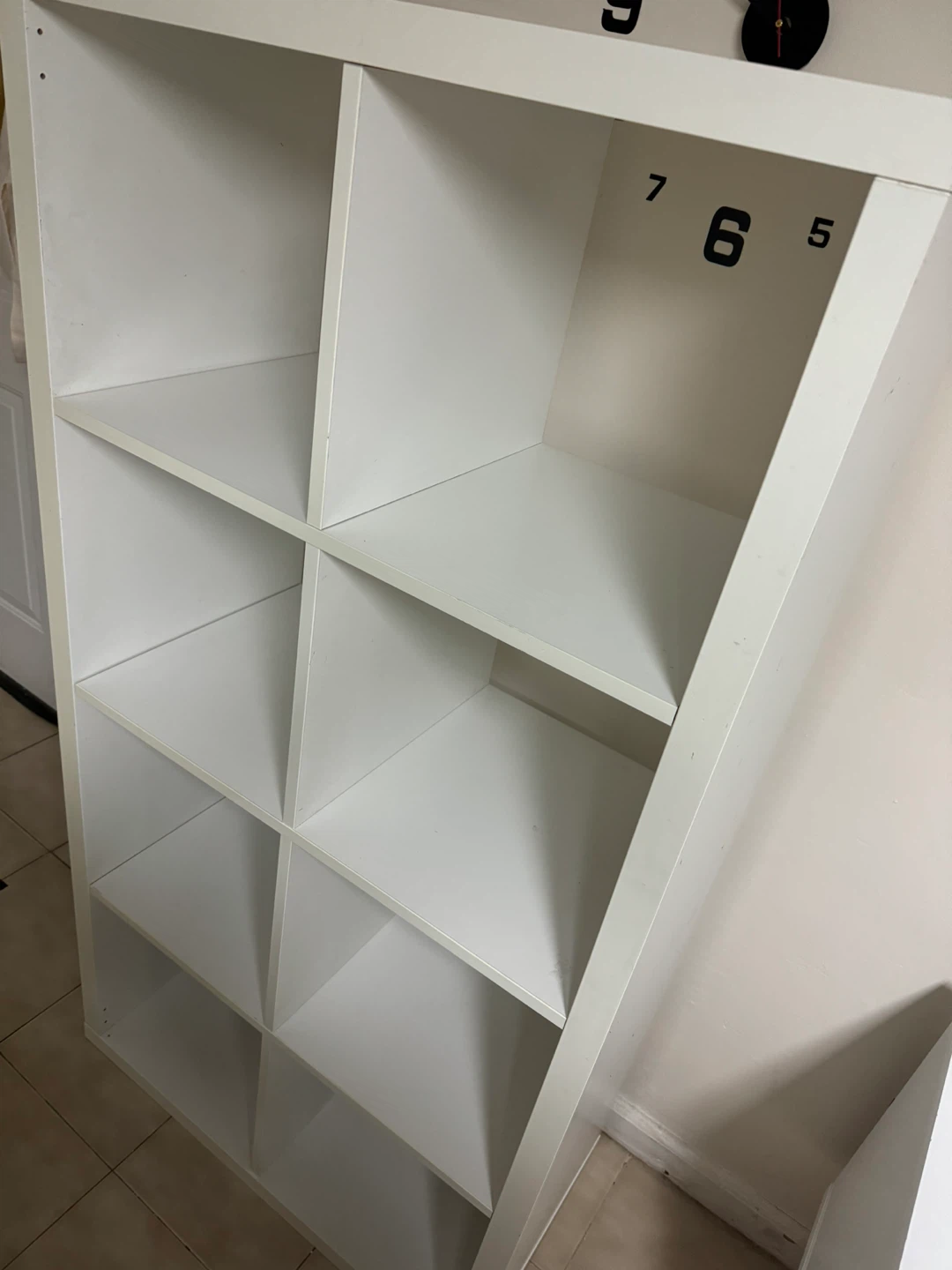 White Shelf Unit / Bookcase - photo 2
