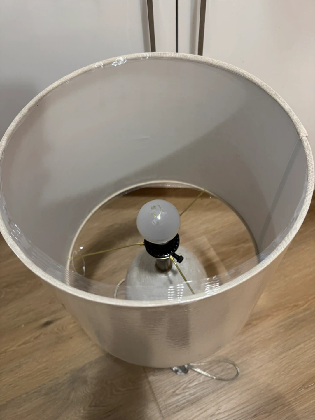 Table Lamp 24” with Light Bulb and Shade - photo 4