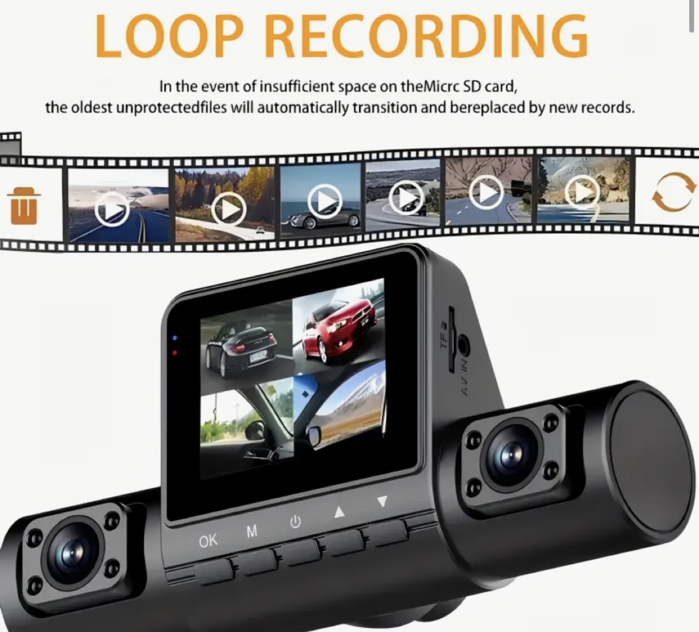 Brand New-4 Channel Dashcam - Full HD - photo 4