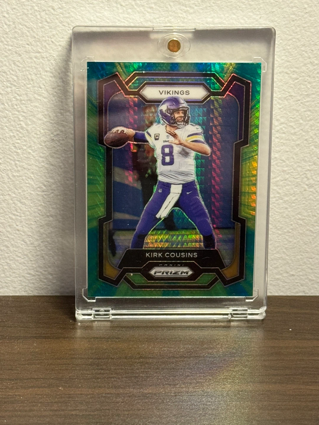Kirk Cousins Prizm Football Card