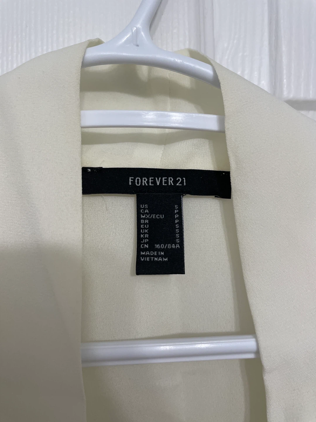 Forever 21 Cream Blouse - Size Small - photo 2