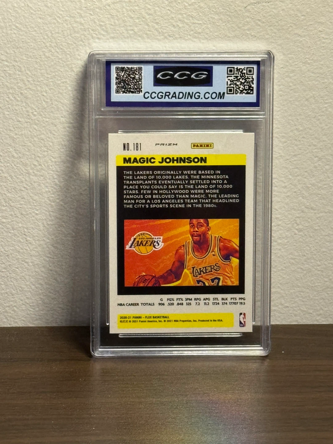 Magic Johnson 2020-21 Panini Flux Prizm #181 - photo 2