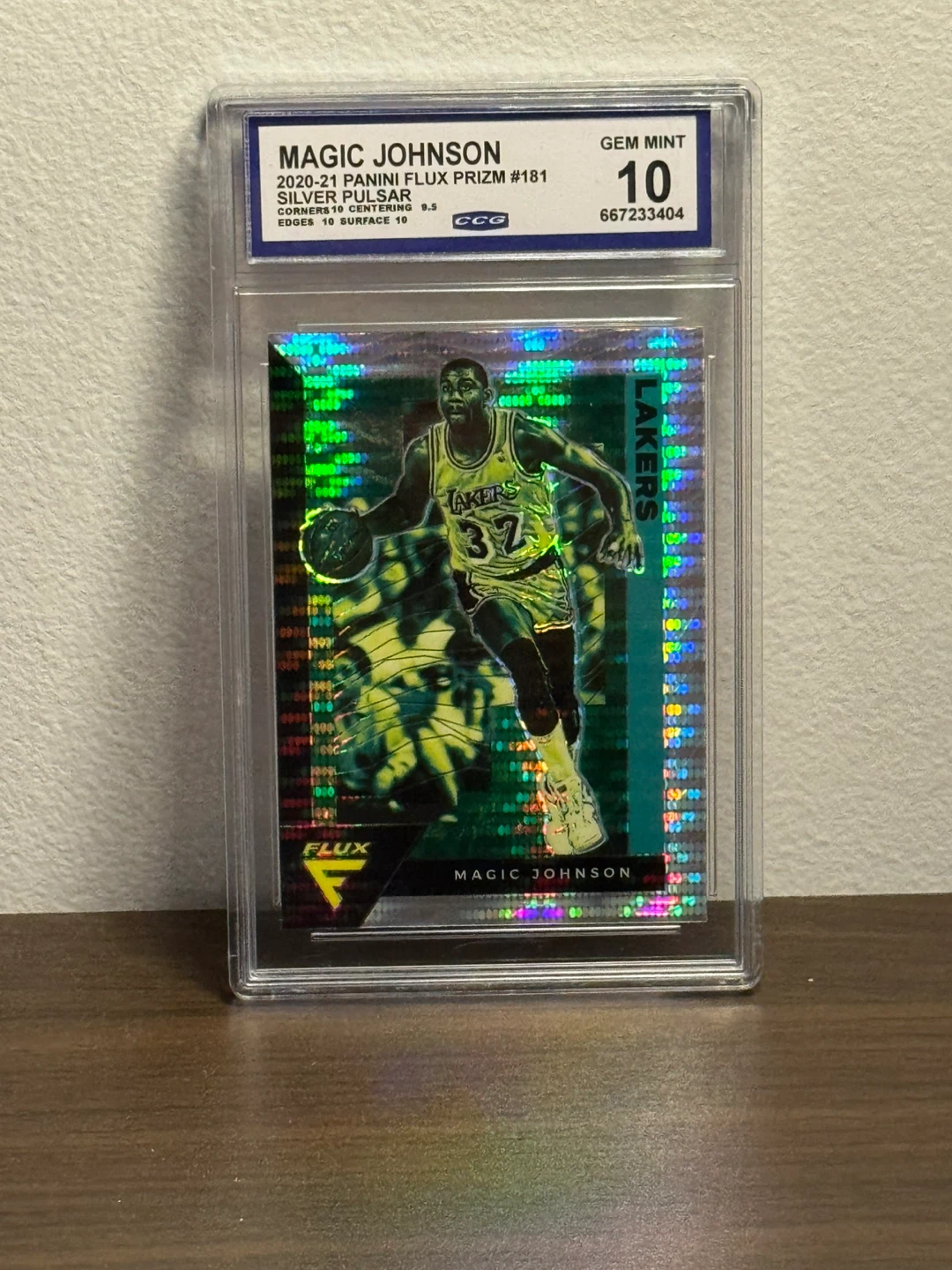 Magic Johnson 2020-21 Panini Flux Prizm #181