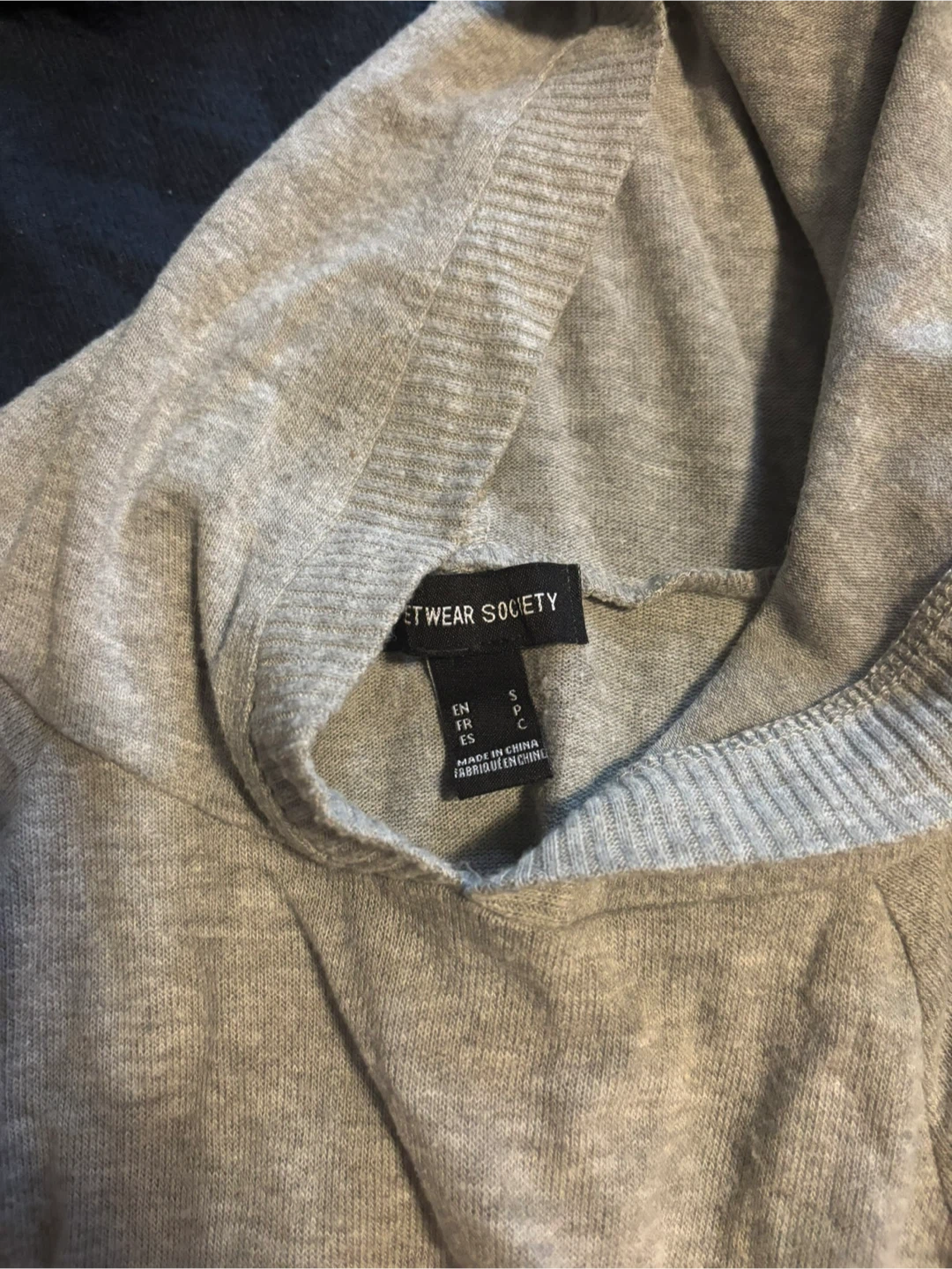 Streetwear Society Grey Hoodie - Size S - photo 2