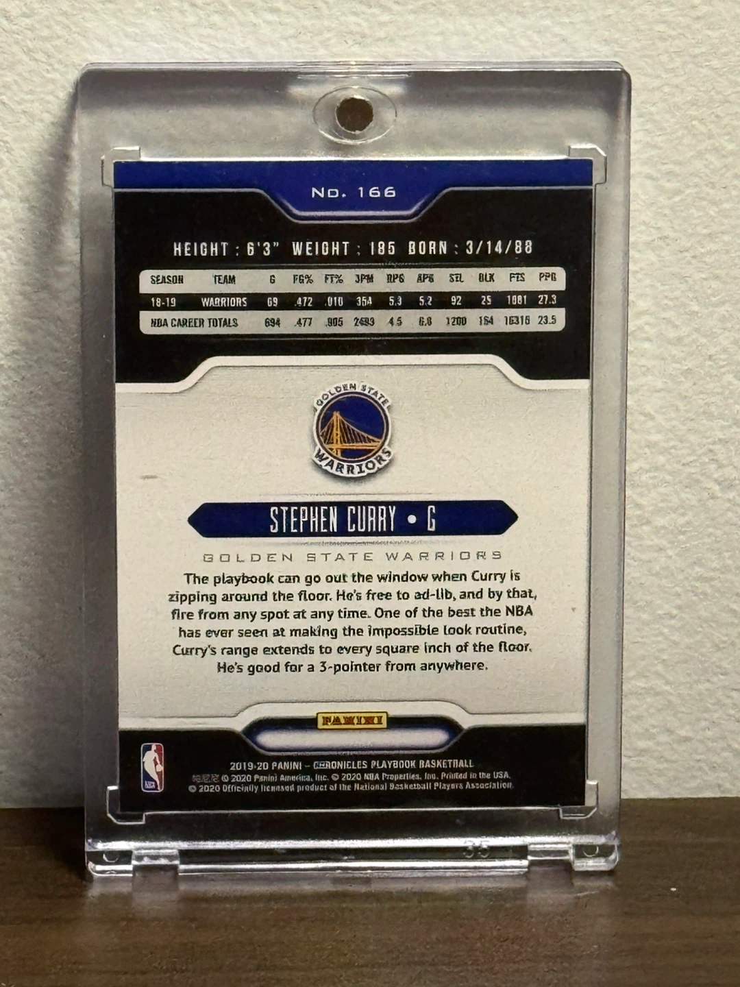 Stephen Curry 2019-20 Panini Basketball Card - photo 2