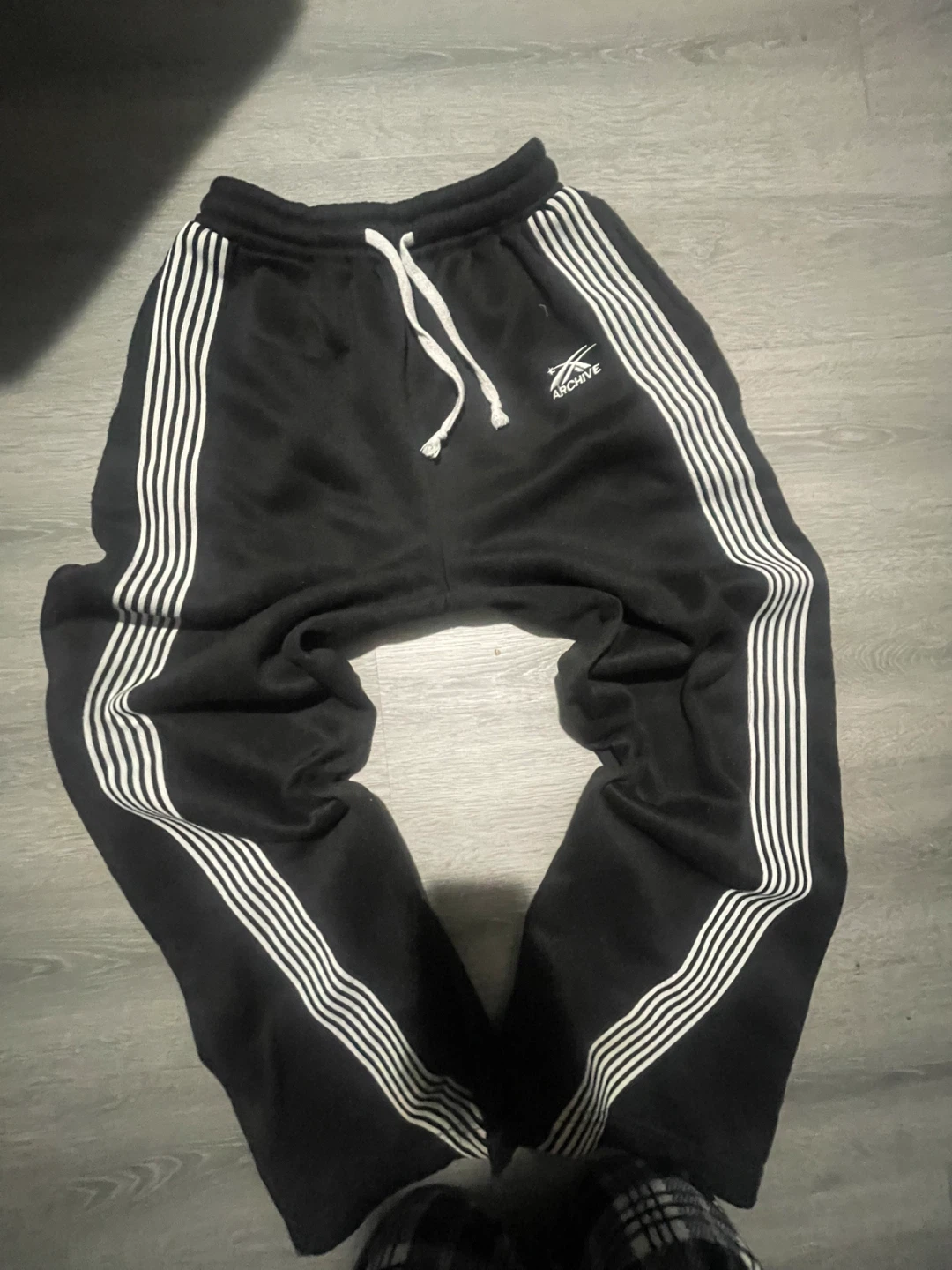 Archive Black Track Pants