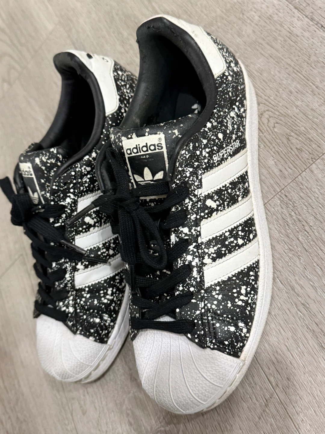 Adidas Superstar Black & White Sneakers - photo 3
