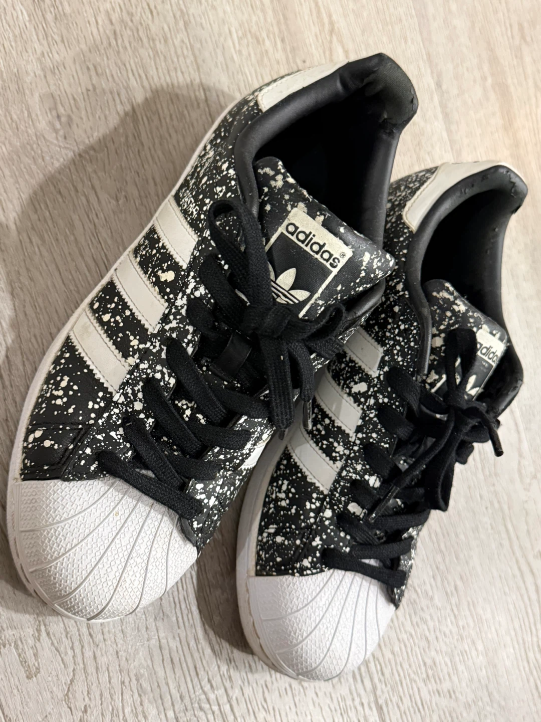 Adidas Superstar Black & White Sneakers - photo 2
