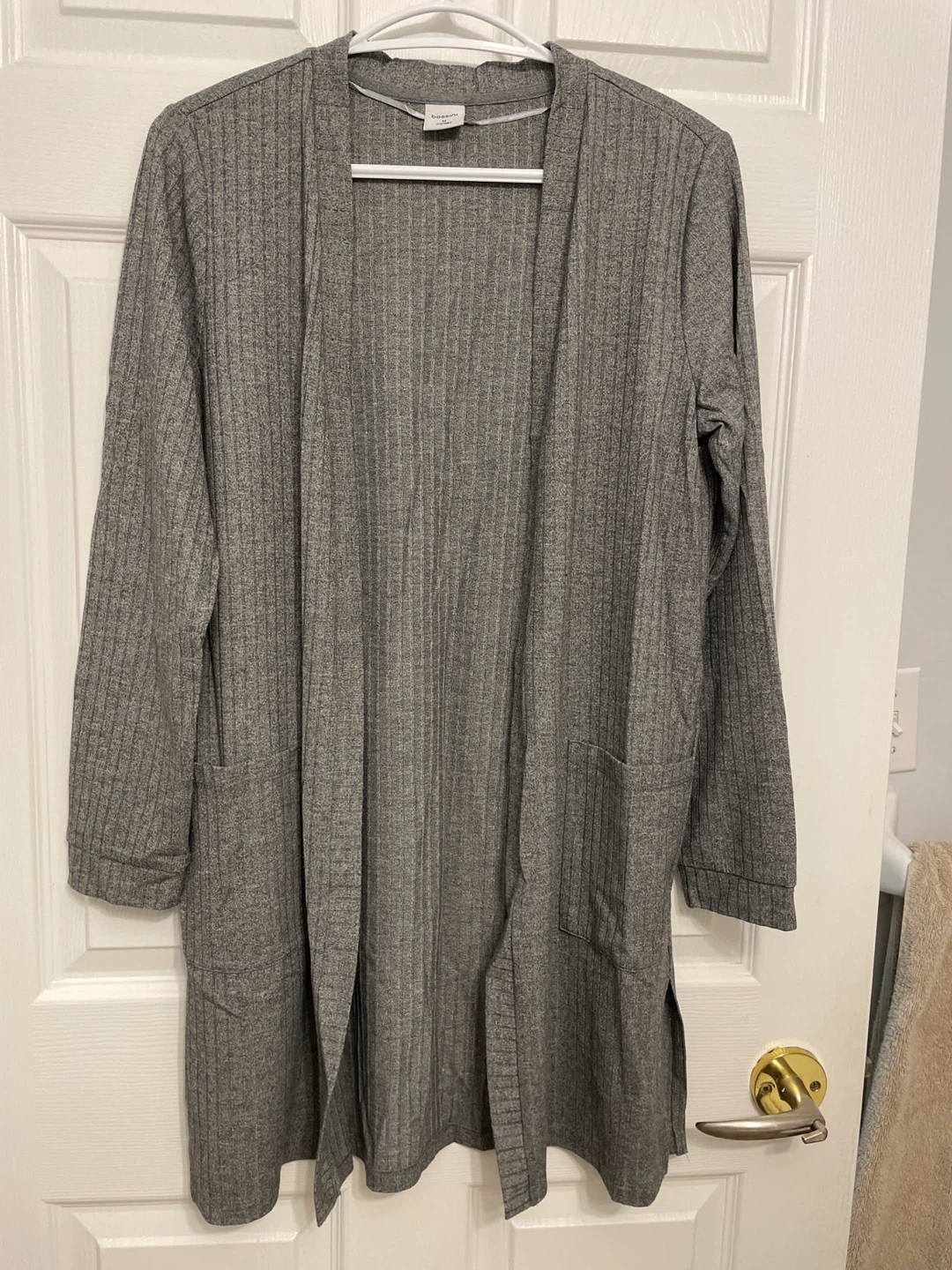 Bossini Ribbed Cardigan - Size M