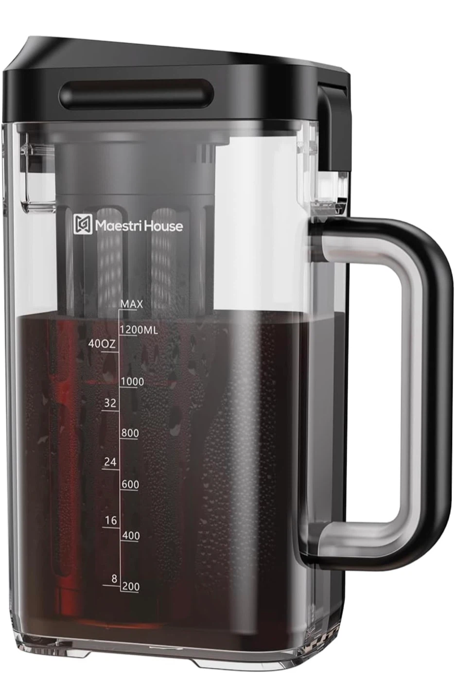 Maestri House Compact Cold Brew Coffee Maker/Pitcher 41oz - photo 2