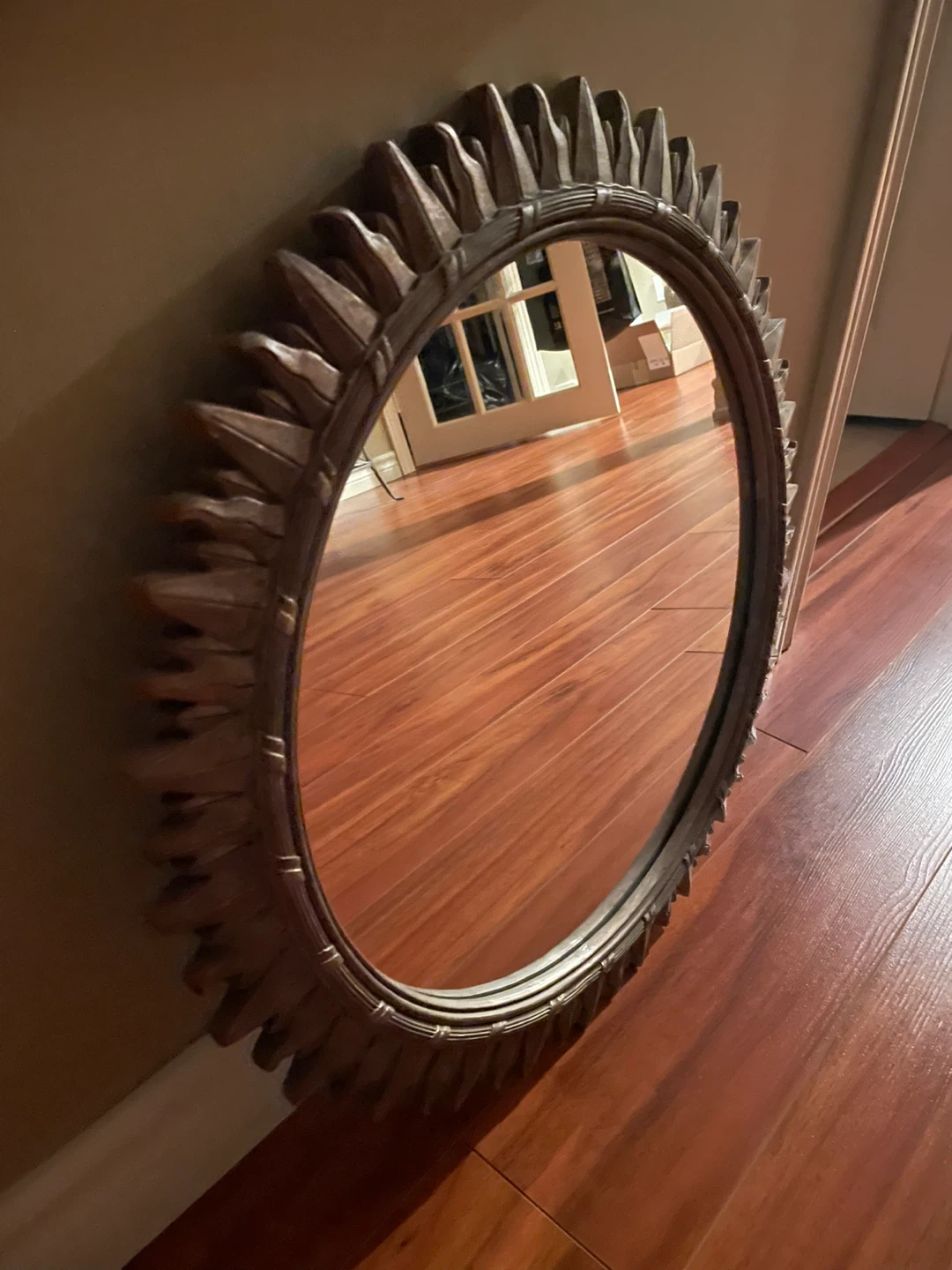 Sunburst Round Mirror