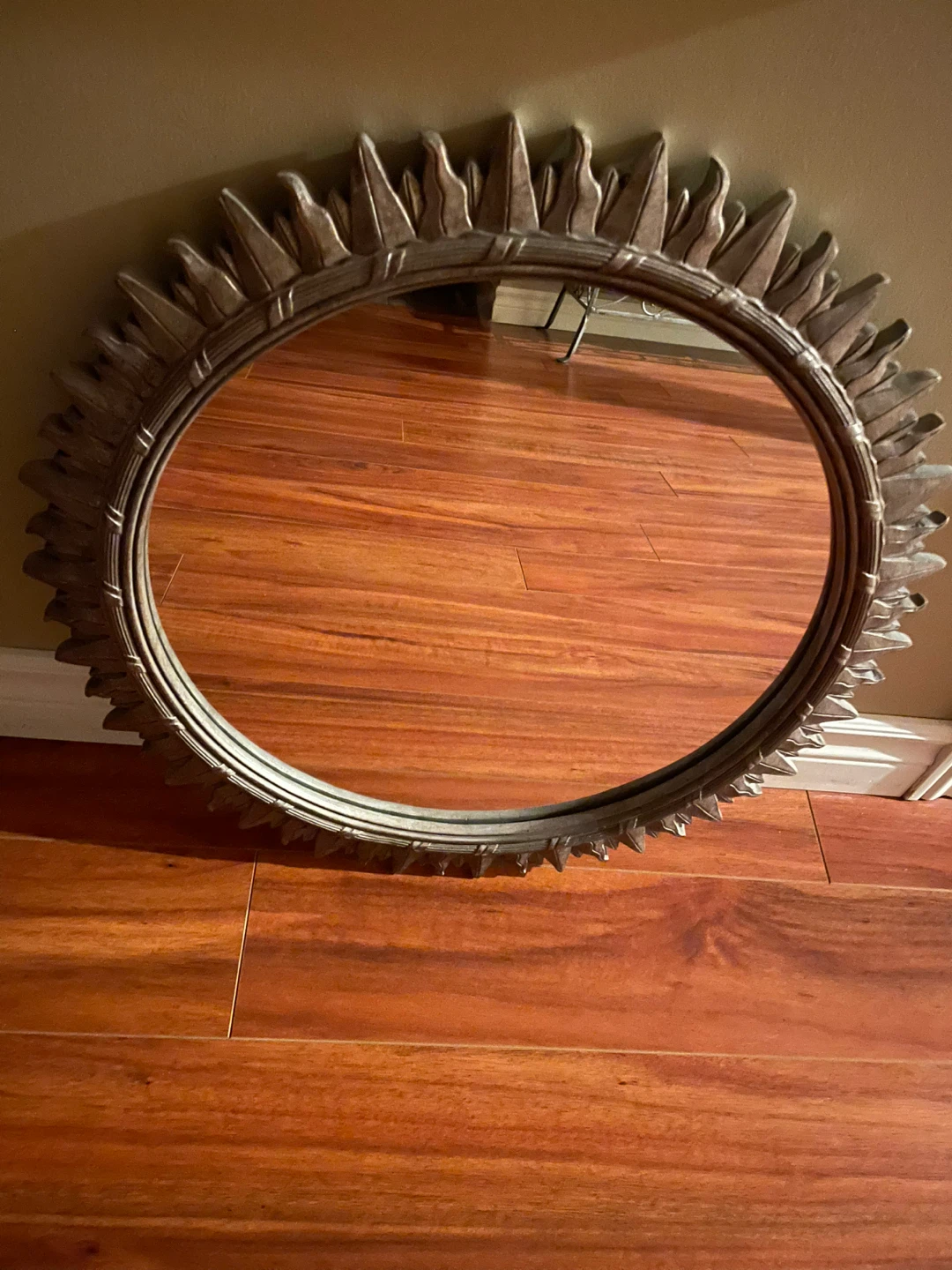 Sunburst Round Mirror - photo 2
