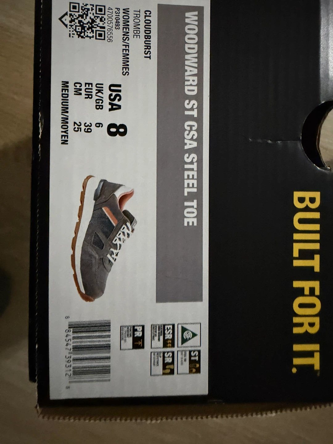 CAT Woodward ST CSA Steel Toe Shoes - Size 8 - photo 3