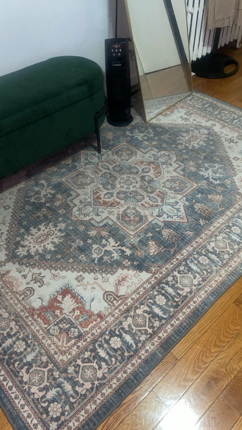 Blue & Beige Area Rug