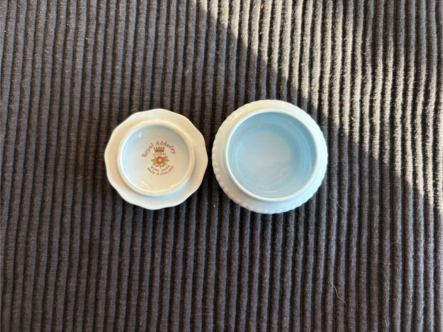 Vintage Royal Adderley Floral Bone China Trinket Box - photo 2