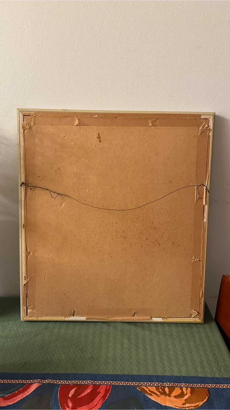 Large Wood Picture Frame with Glass and Mat - photo 3