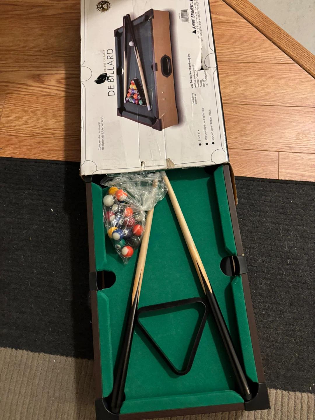 Tabletop Billiard Set - Like New! - photo 3