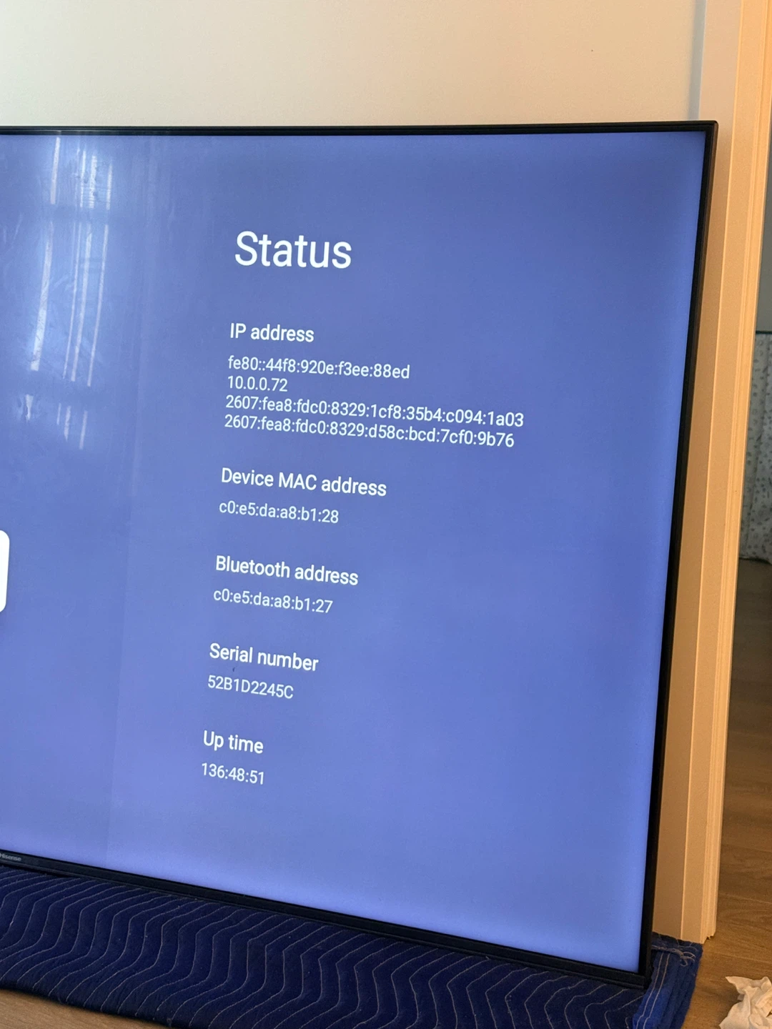 Hisense TV- 85inch- barely used- huge cinematic screen - photo 5