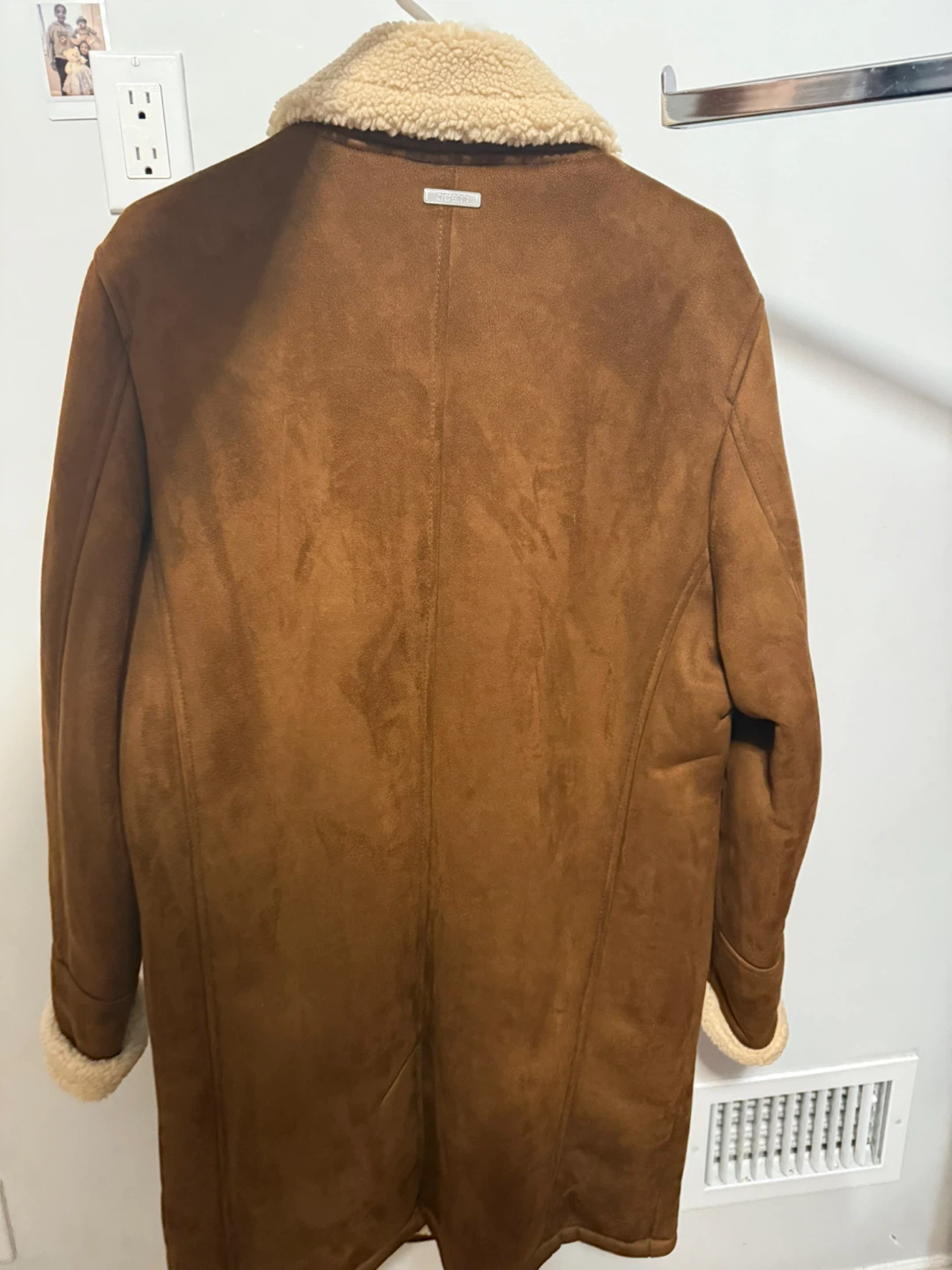 GUESS Mens Faux Shearling Coat, Small - photo 2