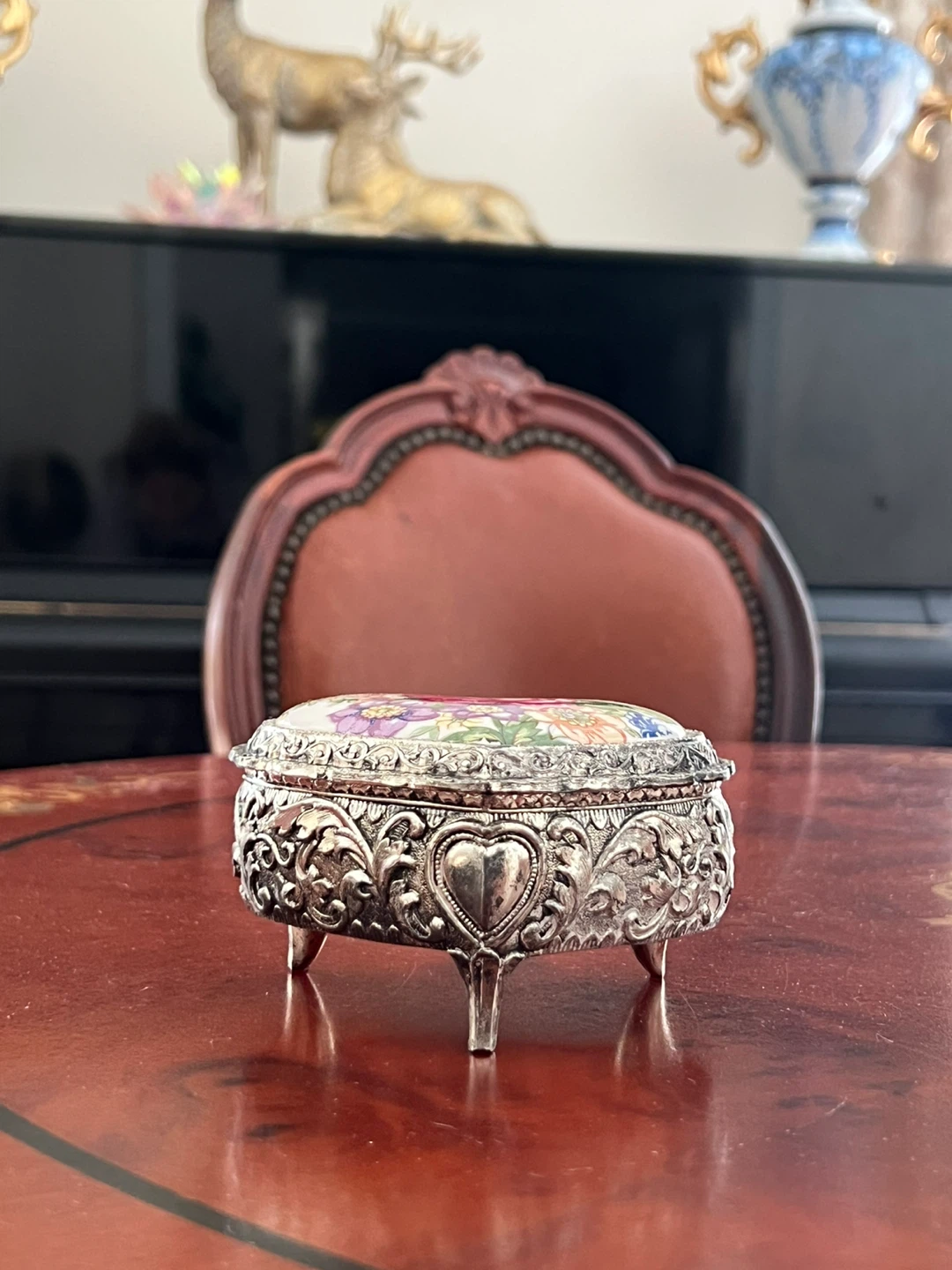 Heart-Shaped Trinket Box - photo 4