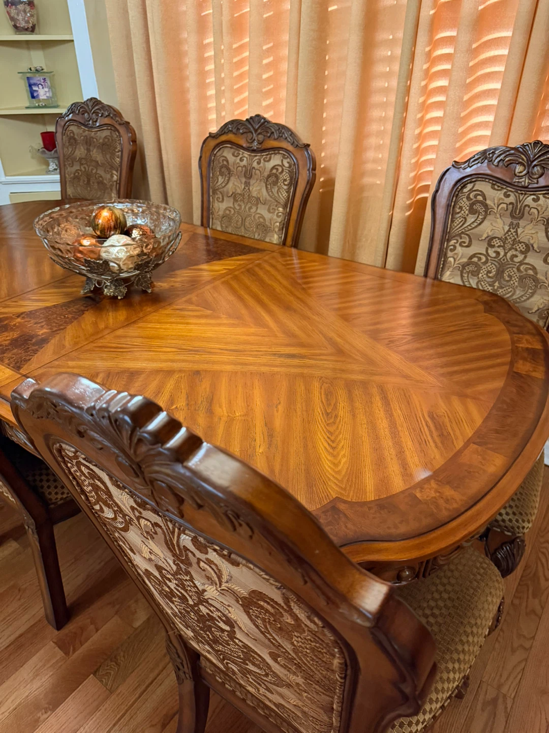 Wooden Dining Table with 6 Chairs - photo 2