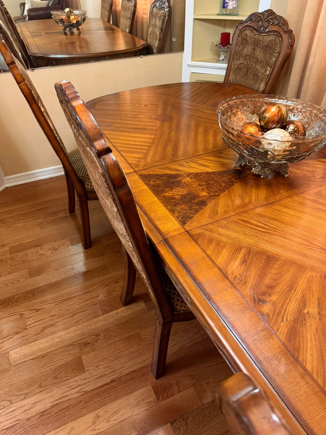 Wooden Dining Table with 6 Chairs - photo 5