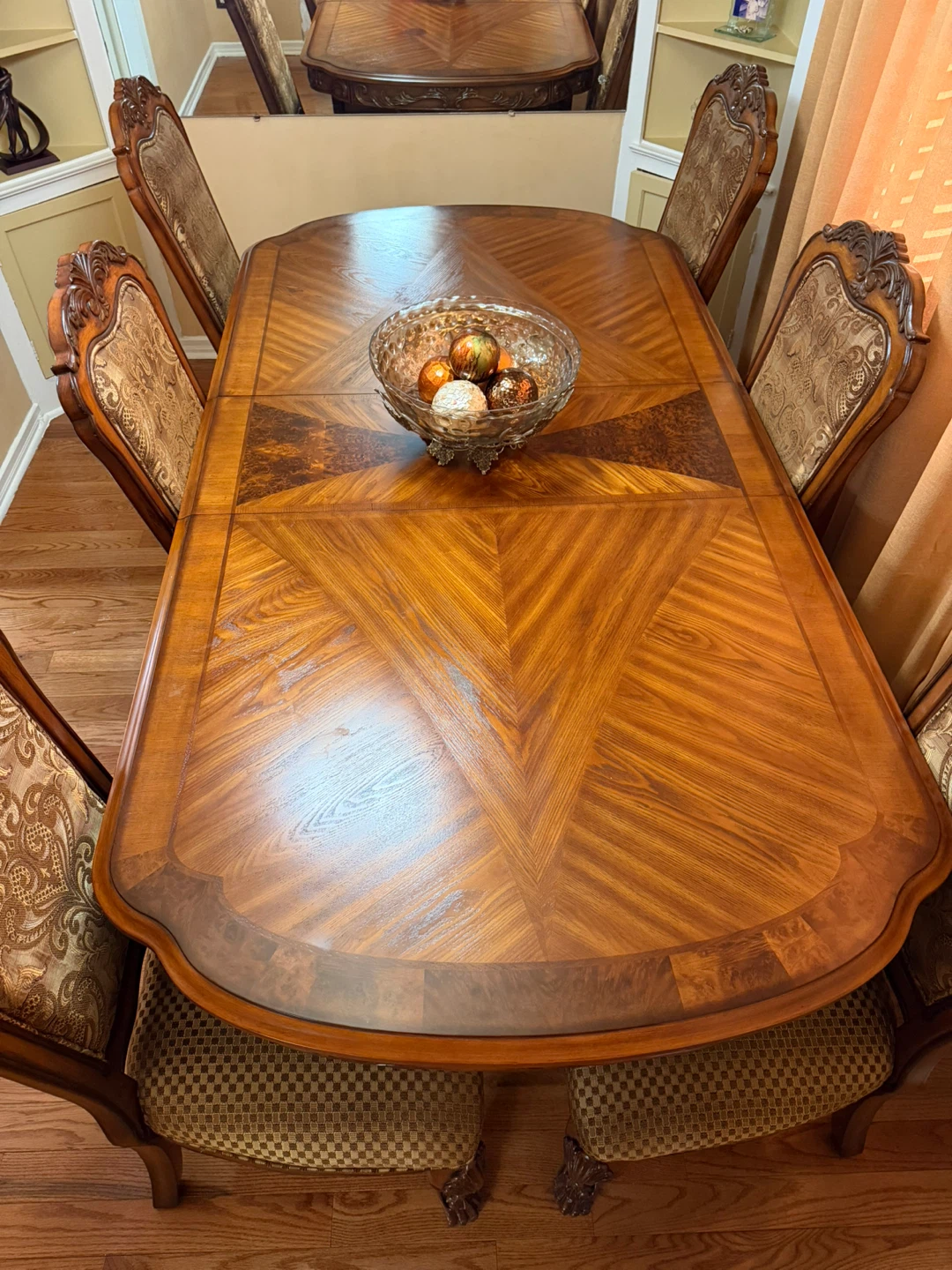Wooden Dining Table with 6 Chairs - photo 3