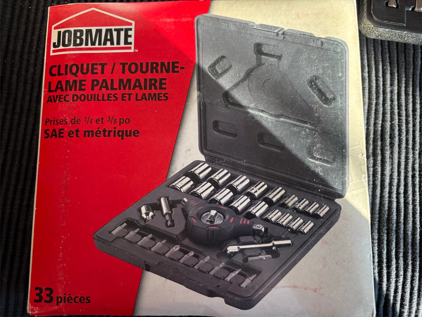 Jobmate Palm-Grip Ratchet/Driver Set - photo 2