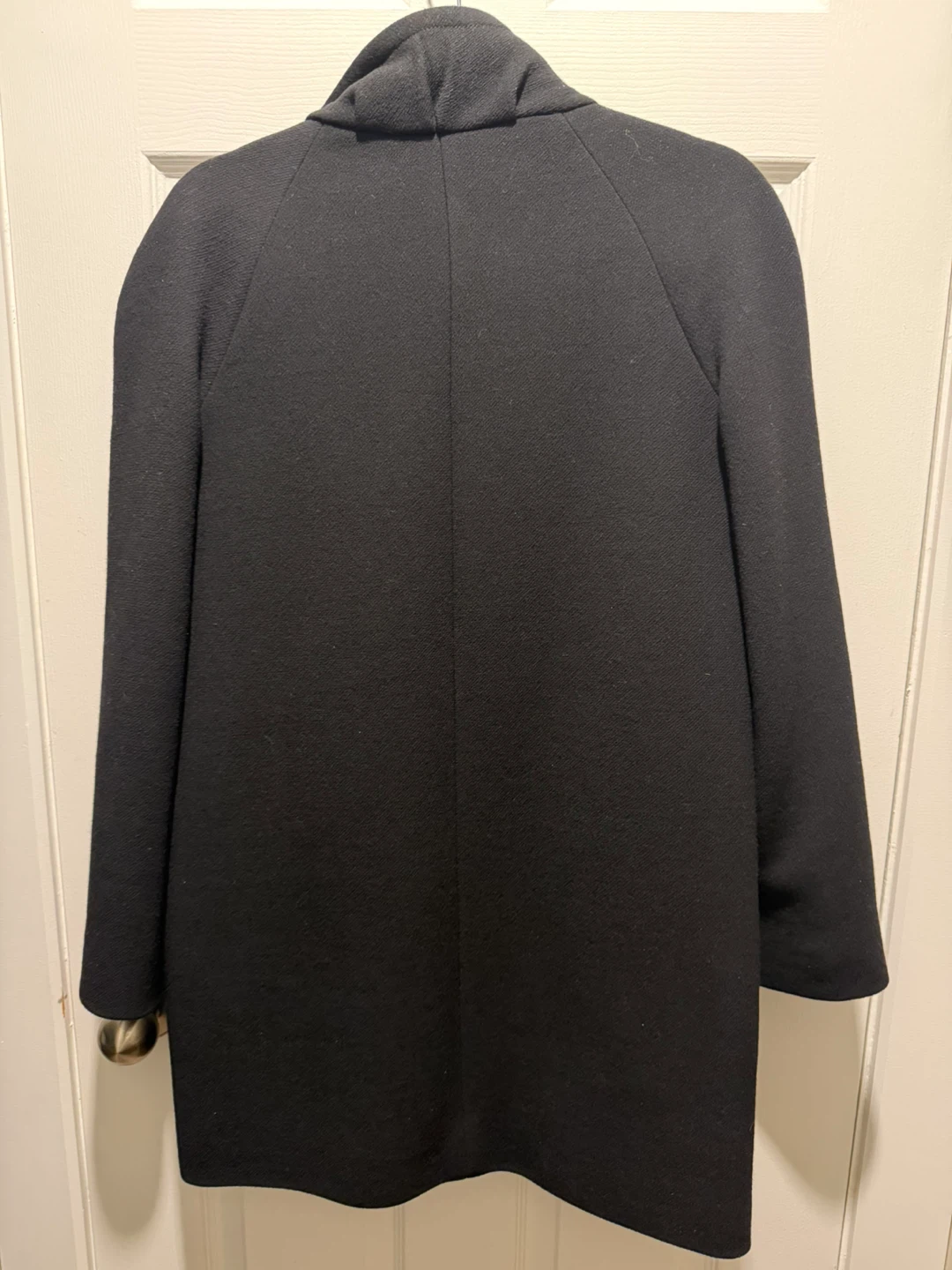 J.Crew Black Wool Coat - Size 4 - photo 3