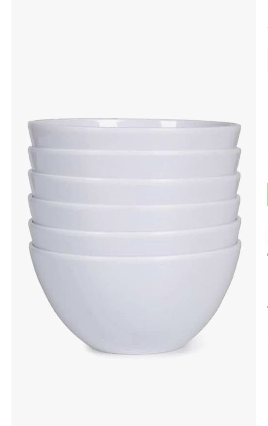 WebbyLee White Bowls (6) - 20 oz - photo 2