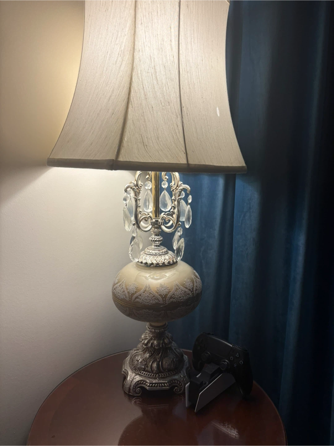 Vintage Style Crystal Table Lamp - photo 3