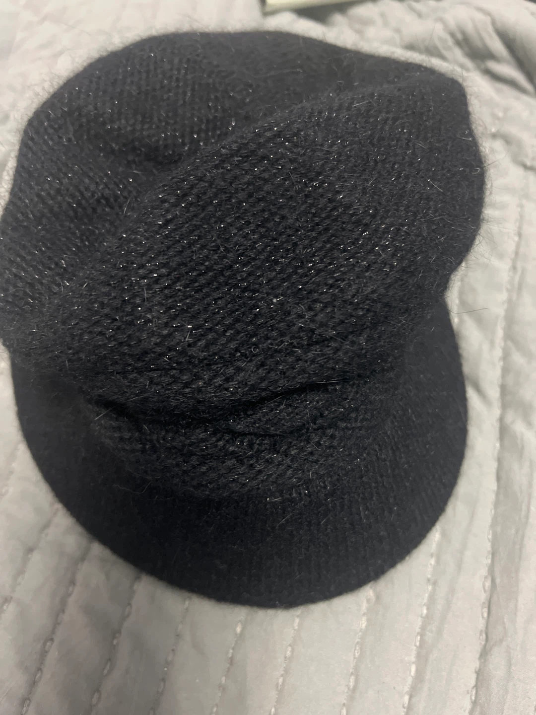 Black Acrylic/Spandex Hat