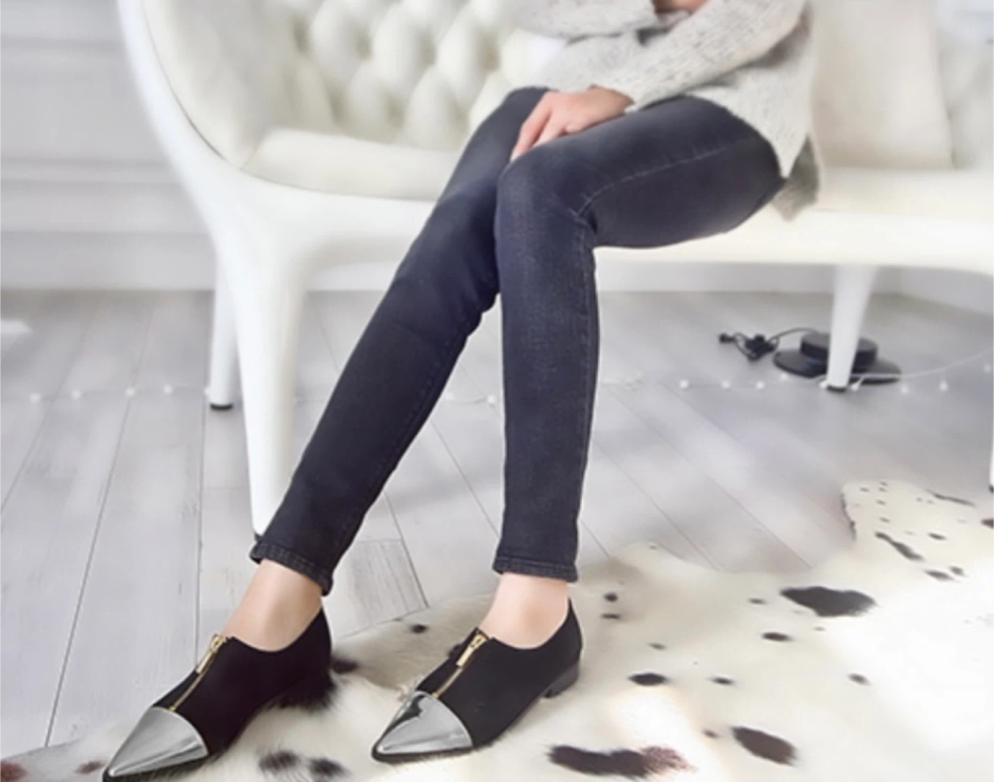 Black& Gold Loafer - photo 4