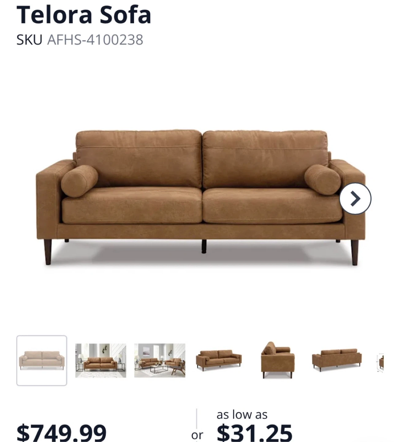Ashley Furniture Telora Sofa - photo 2