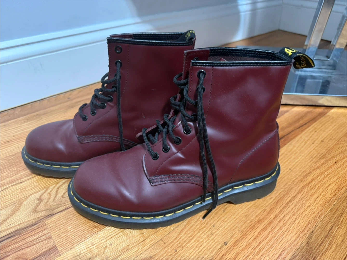 Dr. Martens 1460 Cherry Red Leather Boots - photo 3
