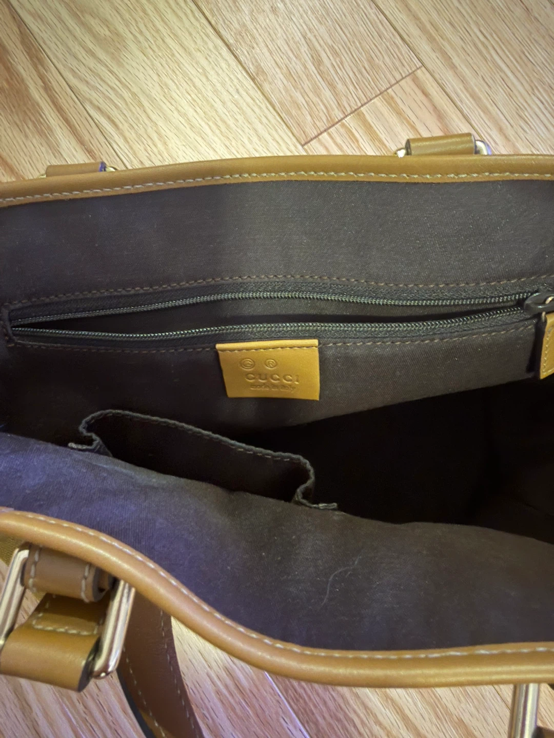 Gucci Canvas Top Handle Handbag - photo 2