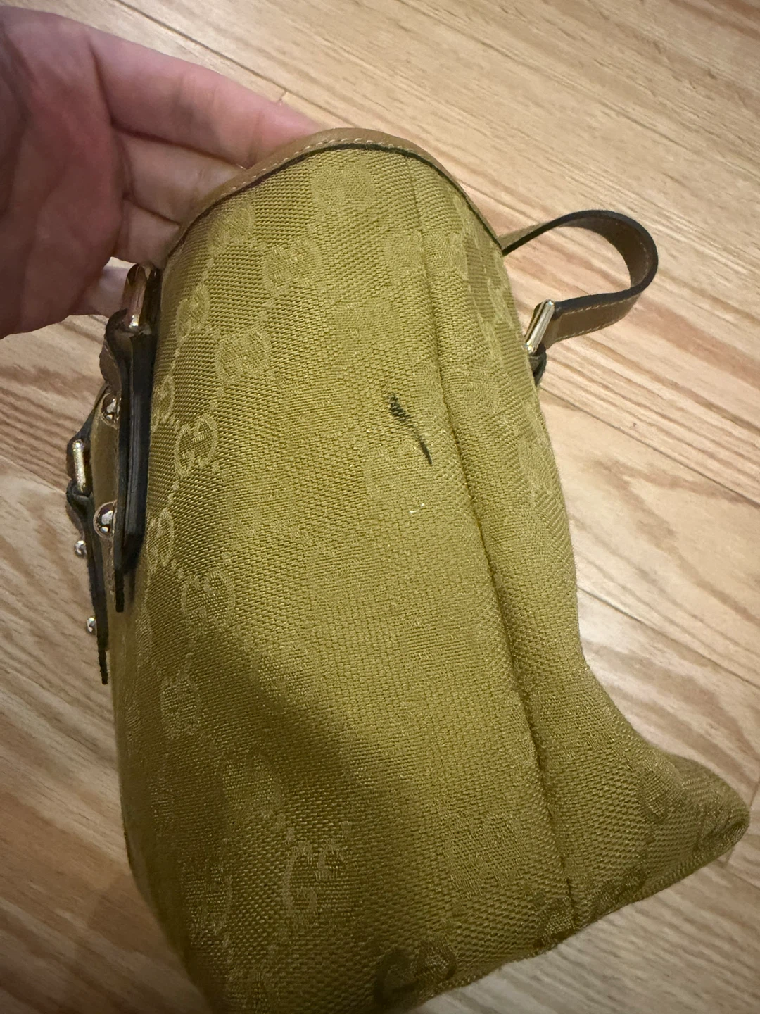 Gucci Canvas Top Handle Handbag - photo 3