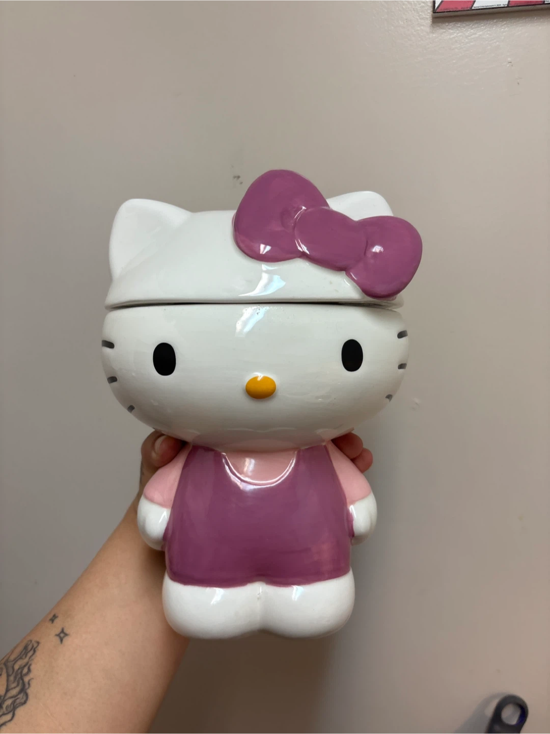 Hello Kitty Ceramic Cookie Jar