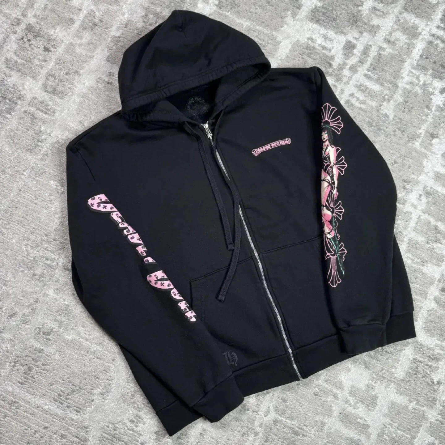 Chrome Hearts Deadly Doll Zip-Up Hoodie