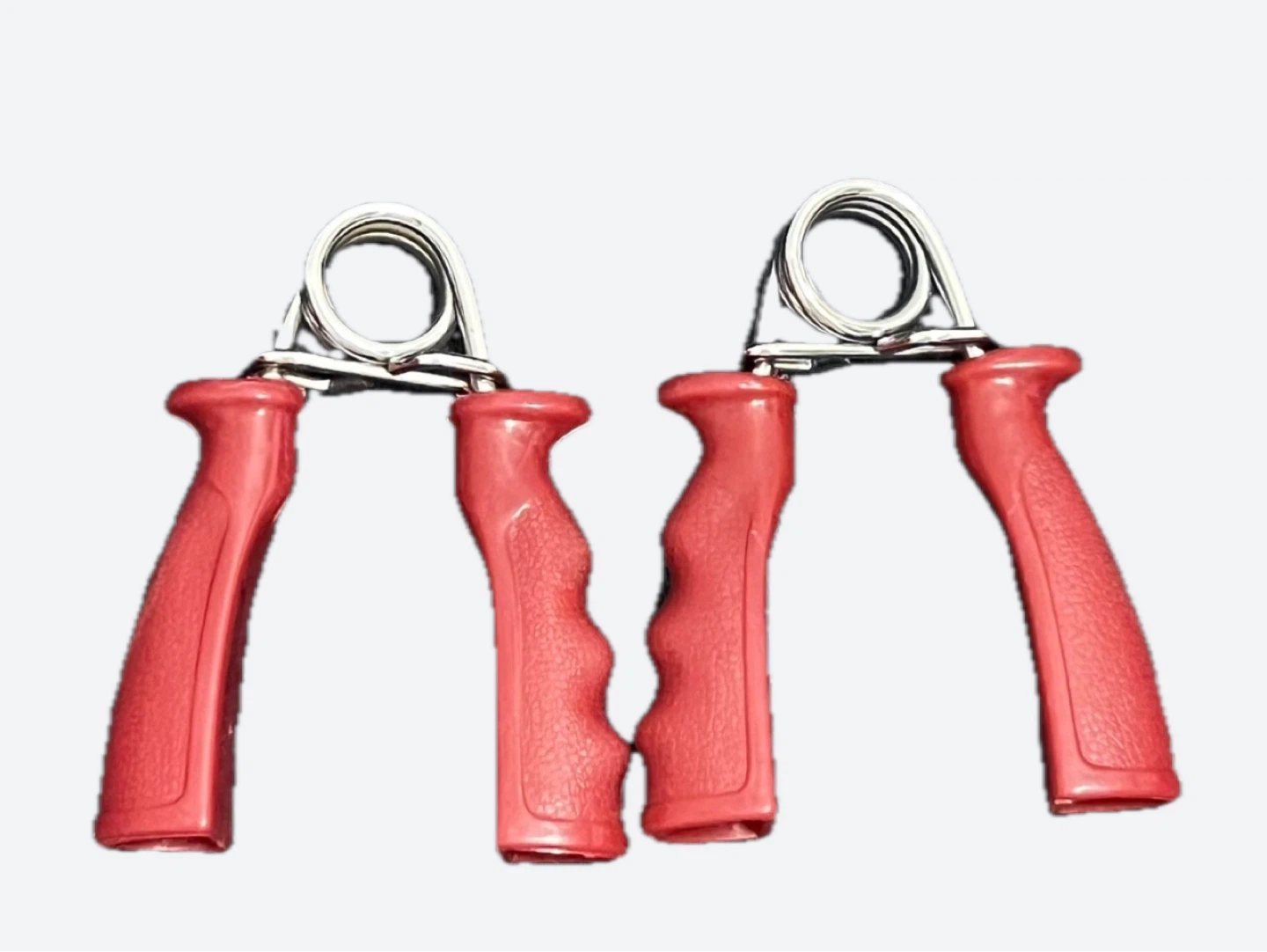 Red Hand Grips - Exercise Equipment