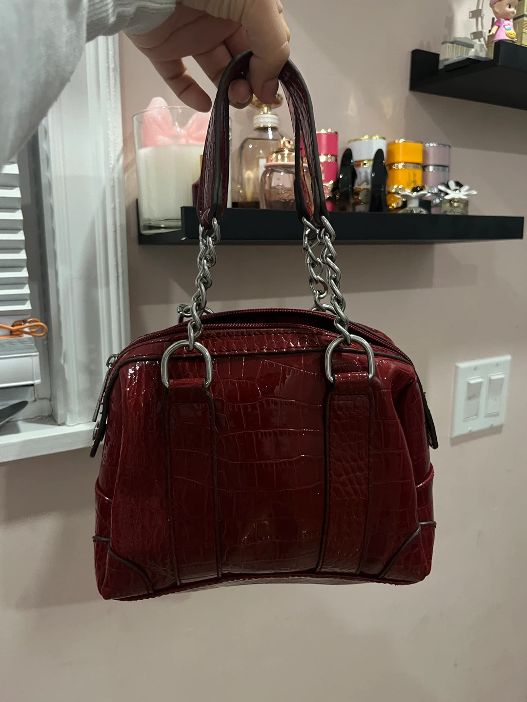 Liz Claiborne Red Satchel Bag - photo 2