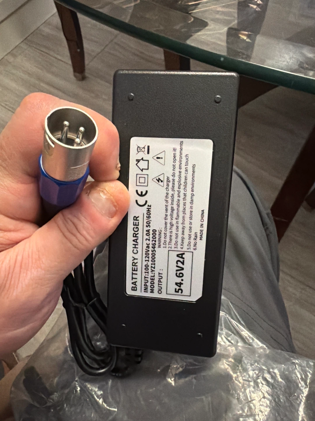 54.6V 2A Battery Charger