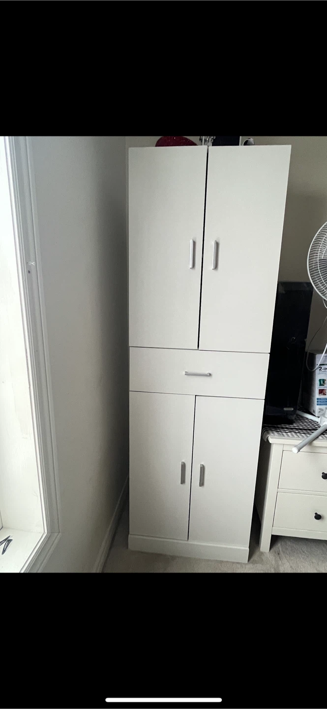 White Storage Cabinet