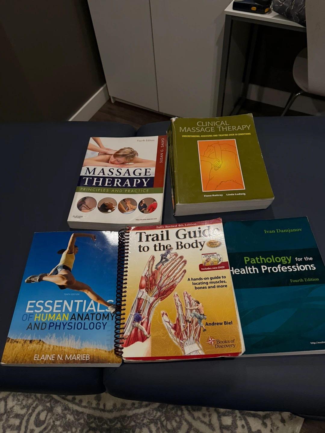 Massage Therapy & Anatomy Books