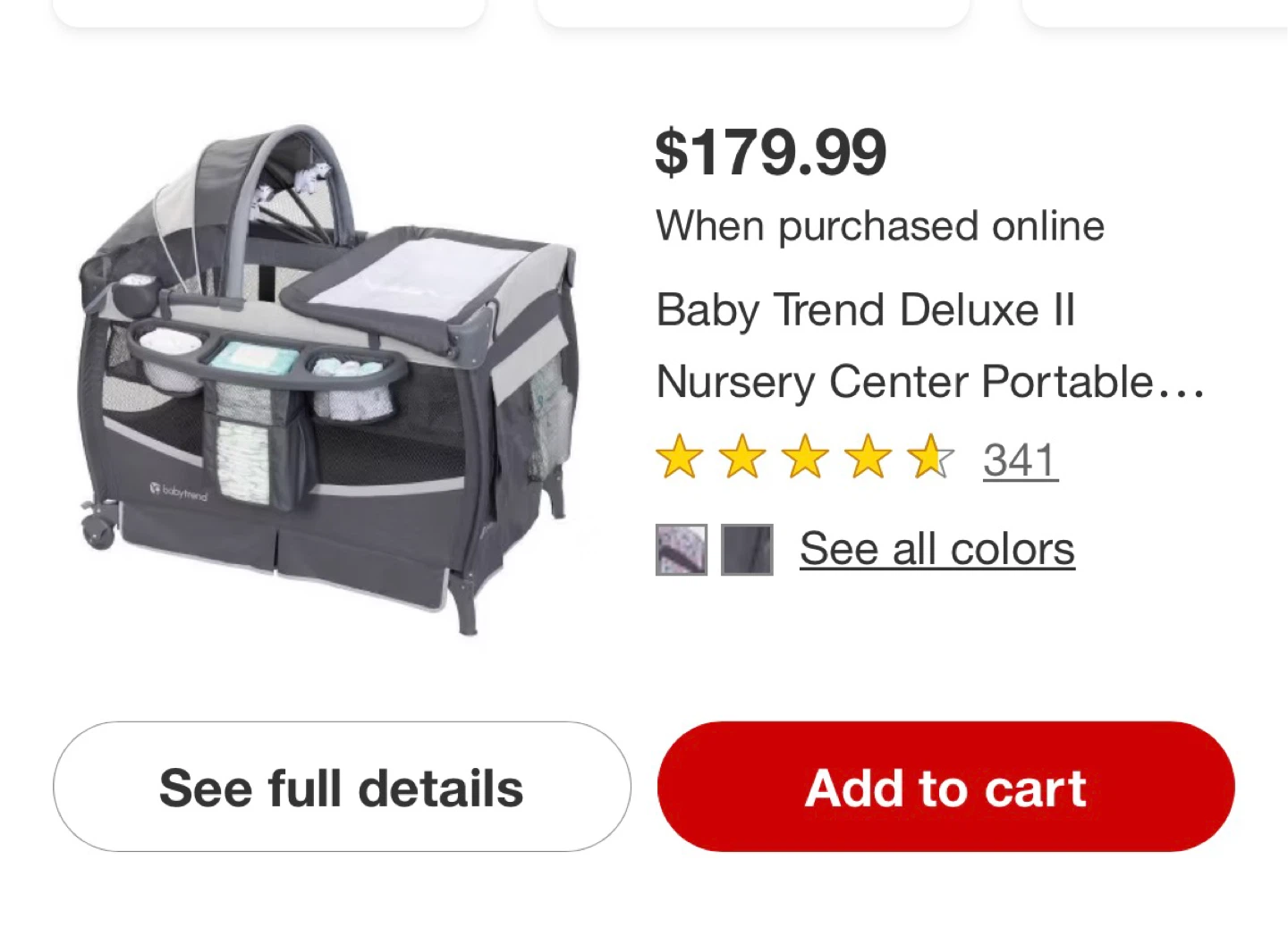 Baby Trend Deluxe II Nursery Center - Unused! - photo 4