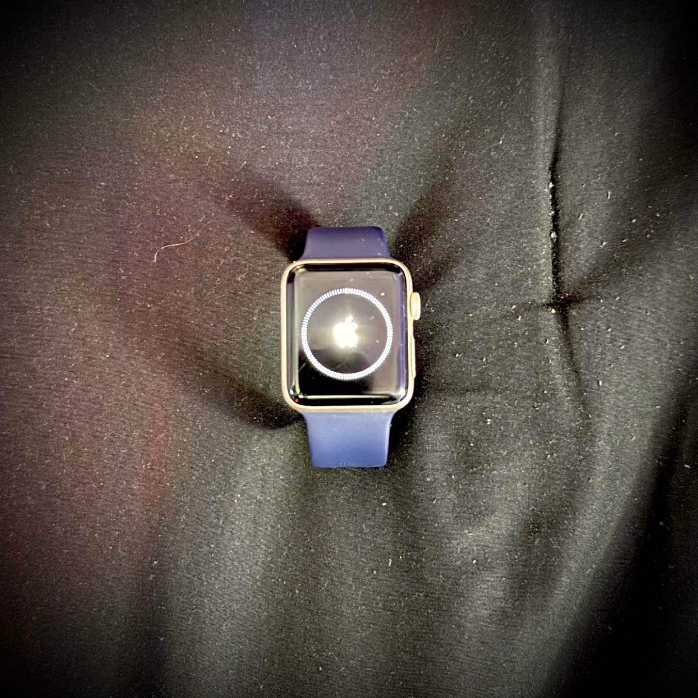 Apple Watch Series 2, 42mm, Gold Aluminum, Midnight Blue Band - photo 4