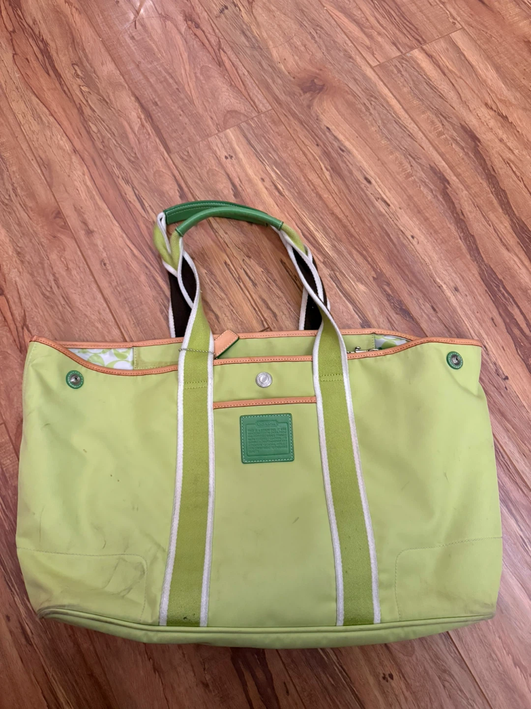 Coach Hampton Green Tote