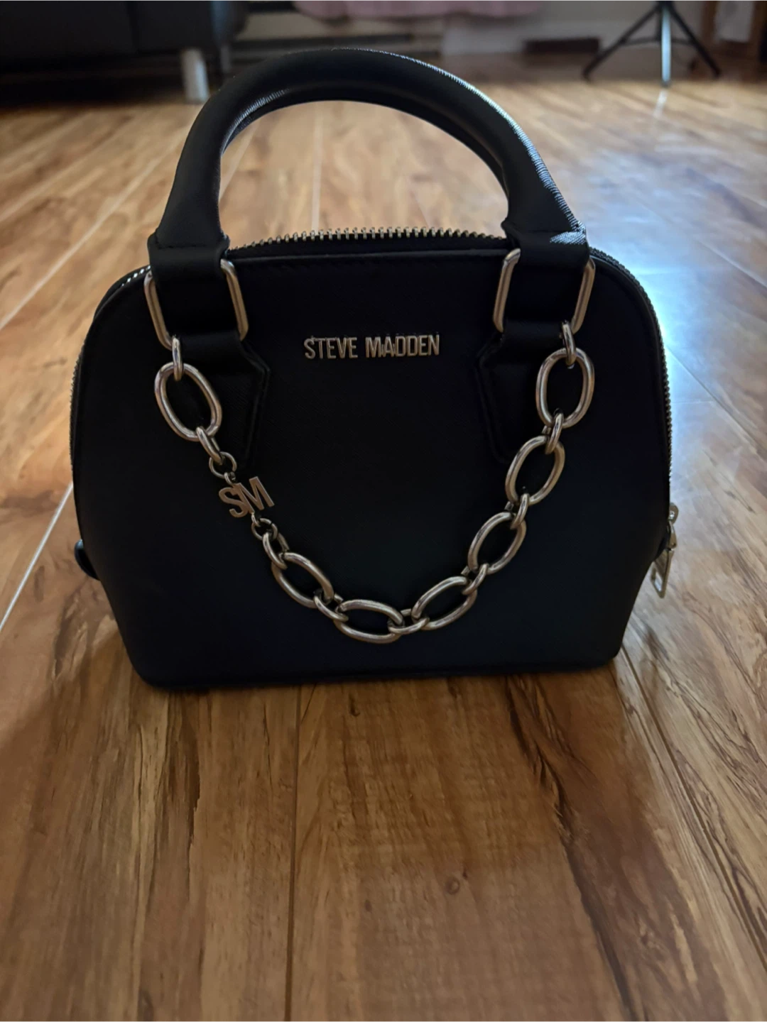 Steve Madden Black Dome Purse